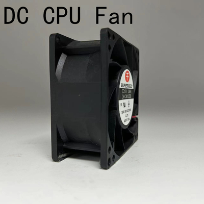 Ventilatore per computer a corrente continua in plastica PBT 0.2A 60x60x10mm