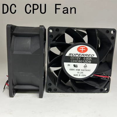 AWG26 Fano di raffreddamento di CPU a filo continuo 80x80x25mm per applicazioni industriali