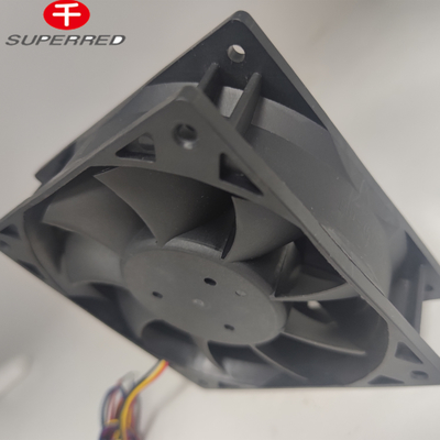 80 x 80 x 25 mm 12 V di corrente continua ventilatore per computer con dimensioni e uscita di segnale opzionale