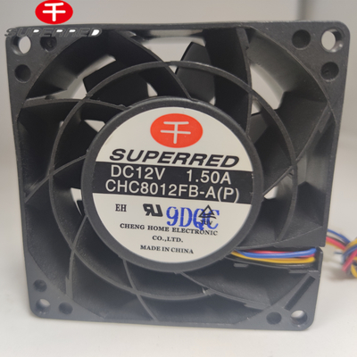Alte prestazioni e affidabilità 12V CC CPU Ventilatore di plastica PBT 94V0 Frame