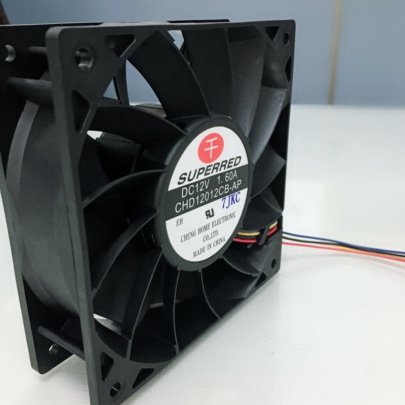 cuscinetto a sfera/manica del ventilatore del computer di CC di 60x60x10mm che sopporta colore nero