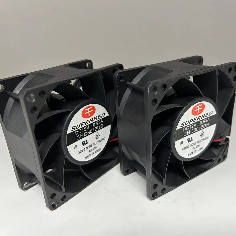 una CC di 45 CFM ha alimentato il peso di plastica nero 26g/7.5g ecc. della struttura del fan PBT.